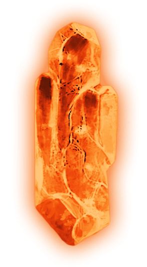 Orange kyber crystal