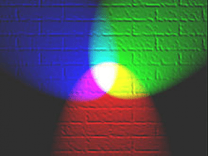 white light is mixture of different colors